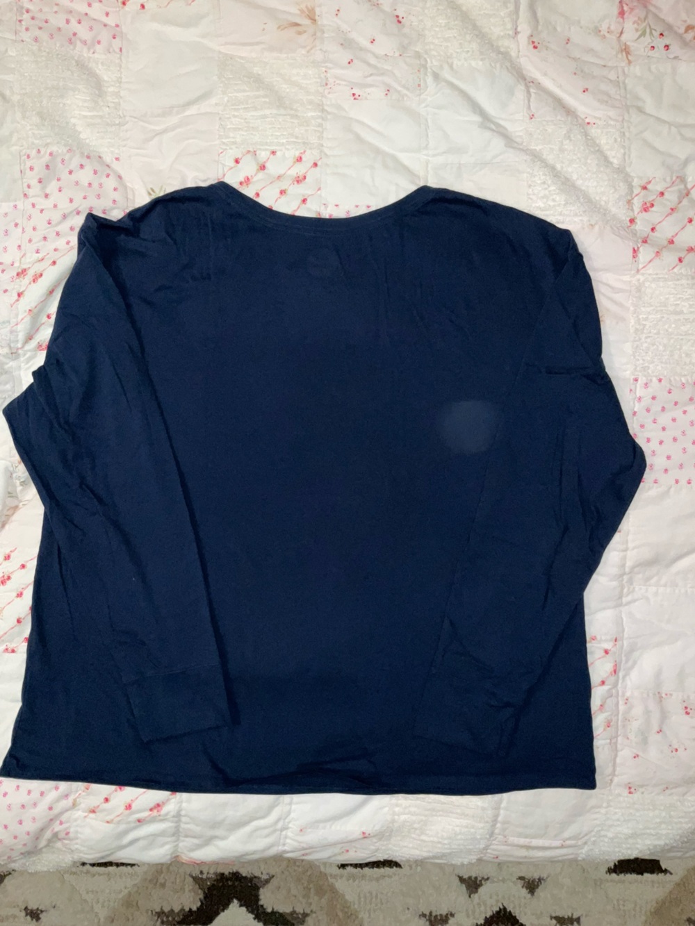Life is Good Navy Long Sleeve Tee with Nature Graphic - Picture 3 of 3